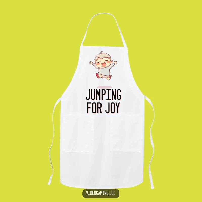 Funny Giggling Jumper Apron - Hilarious Kitchen Wear for Clumsy Cooks