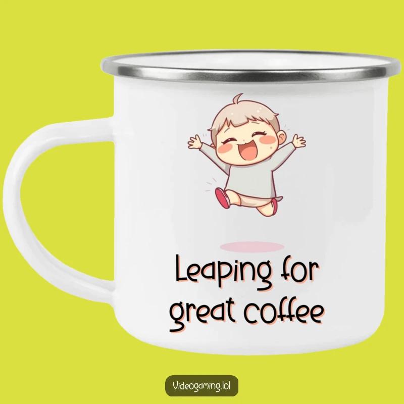 Funny Giggling Jumper Camping Mug - Durable and Hilarious Outdoor Companion
