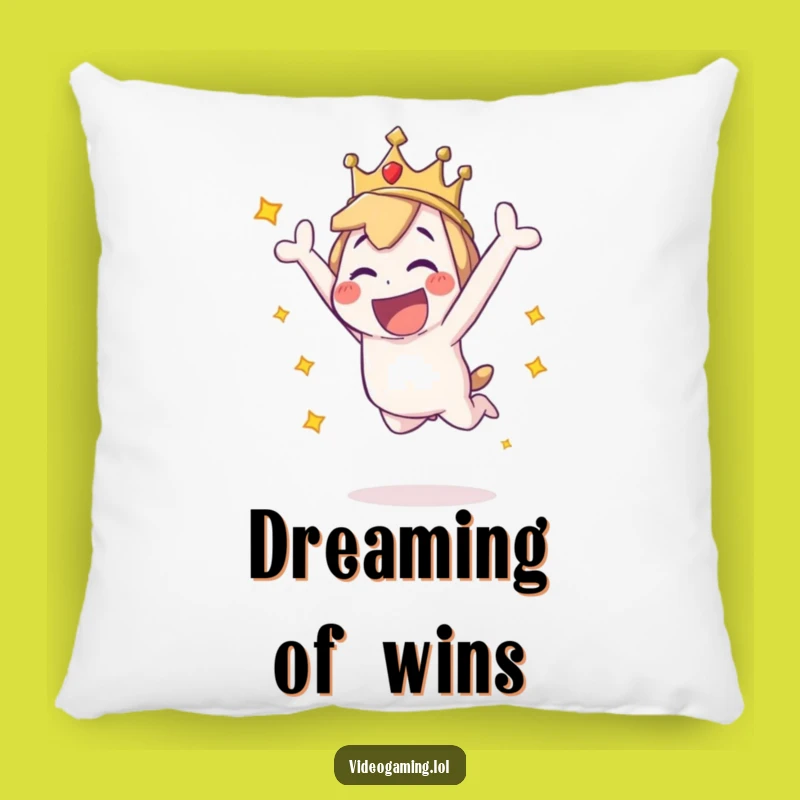Funny Victory Pillow: Playful Character Leaping, Soft and Funny Cushion Gift