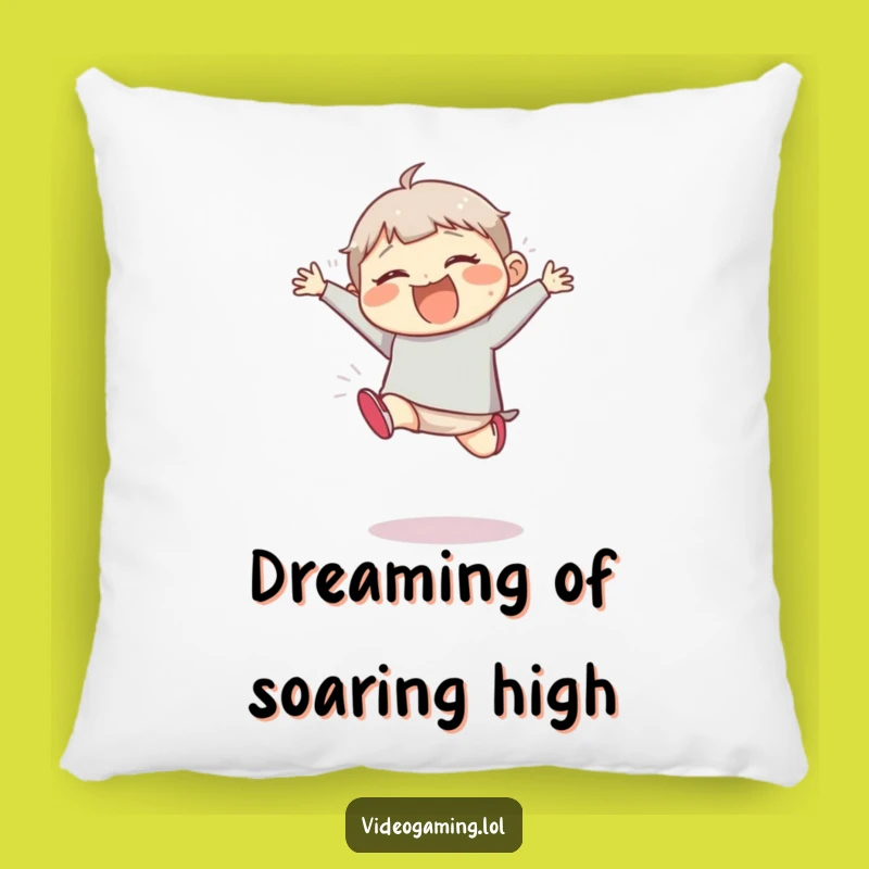 Funny Giggling Jumper Pillow - Soft and Hilarious Accent for Cozy Laughs