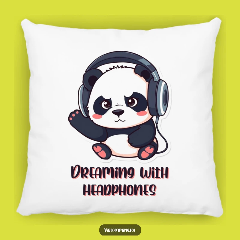 Funny Panda Pillow: Cozy Comfort for Deep Listening Sessions