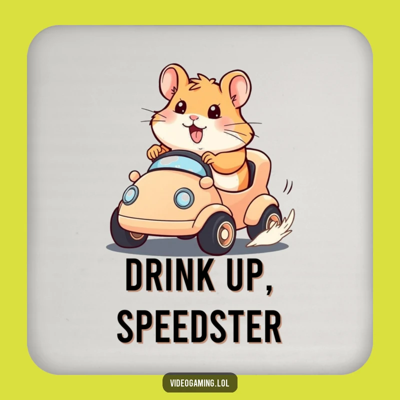 Funny Hamster Race Coaster: Protect Surfaces with a Determined Hamster!