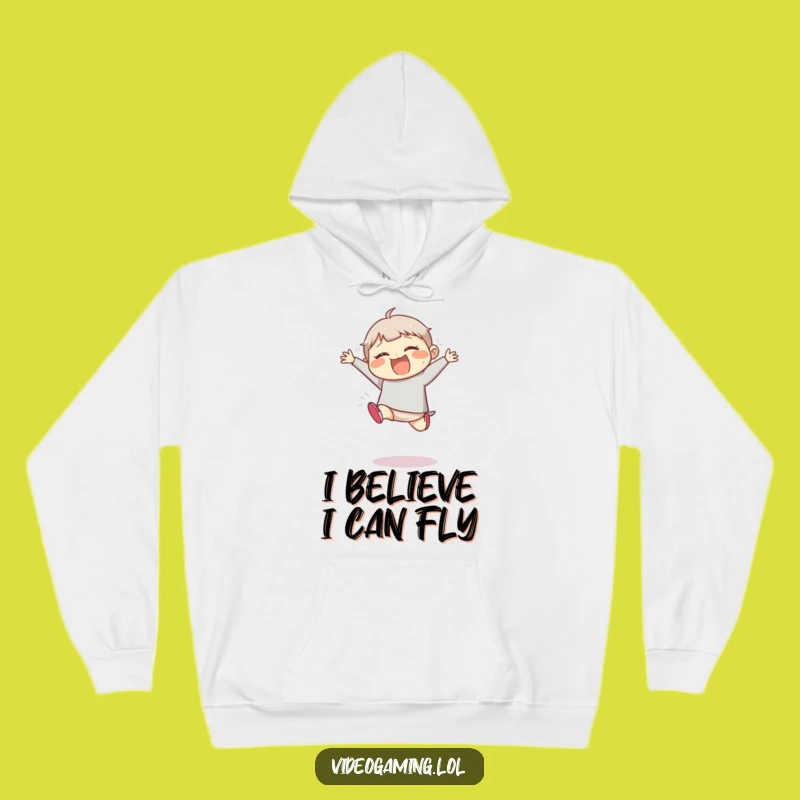 Funny Giggling Jumper Hoodie - Cozy and Hilarious Clumsy Character Sweatshirt