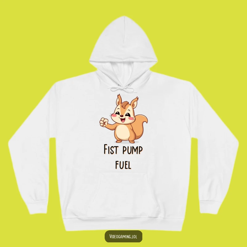 Funny Squirrel Hoodie: Cozy Victory Vibes, Ultimate Cheerful Funny Gift