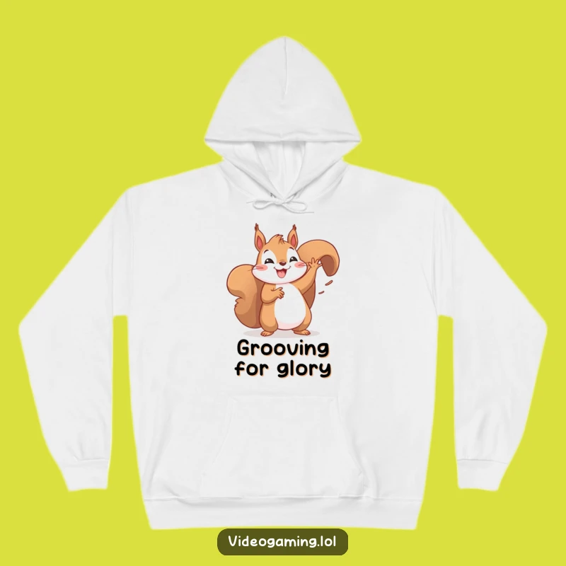 Funny Dancing Squirrel Victory Hoodie: Cozy Up and Celebrate in Style
