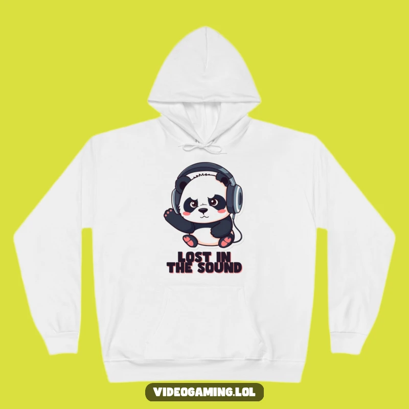 Funny Panda Hoodie: Cozy Up with Intense Musical Vibes