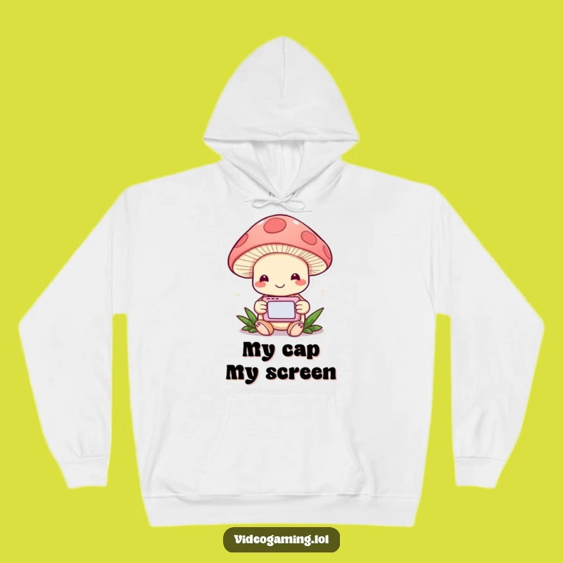 Funny Mushroom Gamer Hoodie: Cozy Comfort for Gaming Adventures