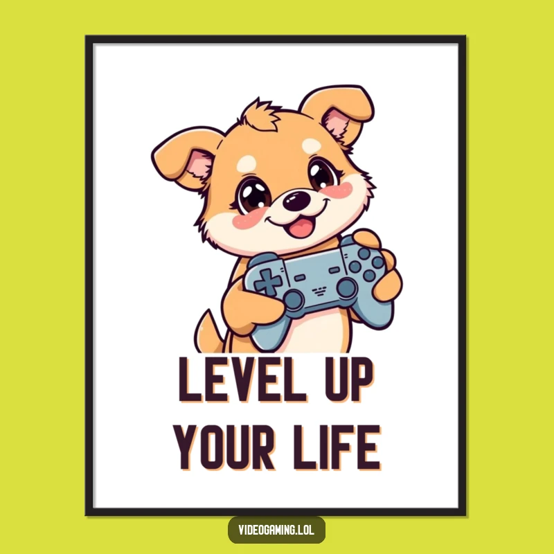 Free Printable Gamer Dog Wall Art: Fun Downloadable Decor for Gaming Dens