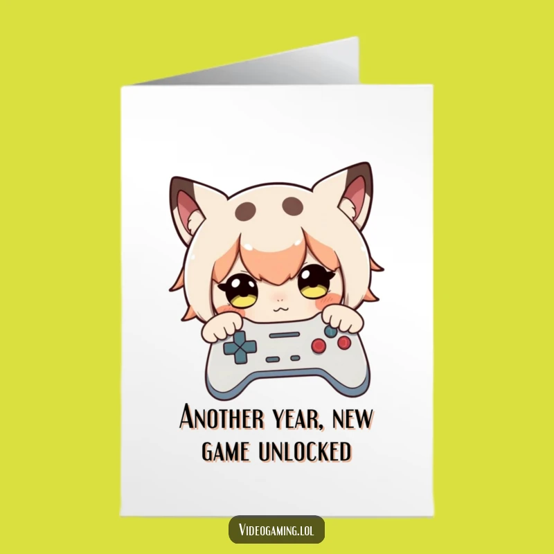 Free Printable Funny Birthday Card: Curious Gamer for Enthusiast Downloads