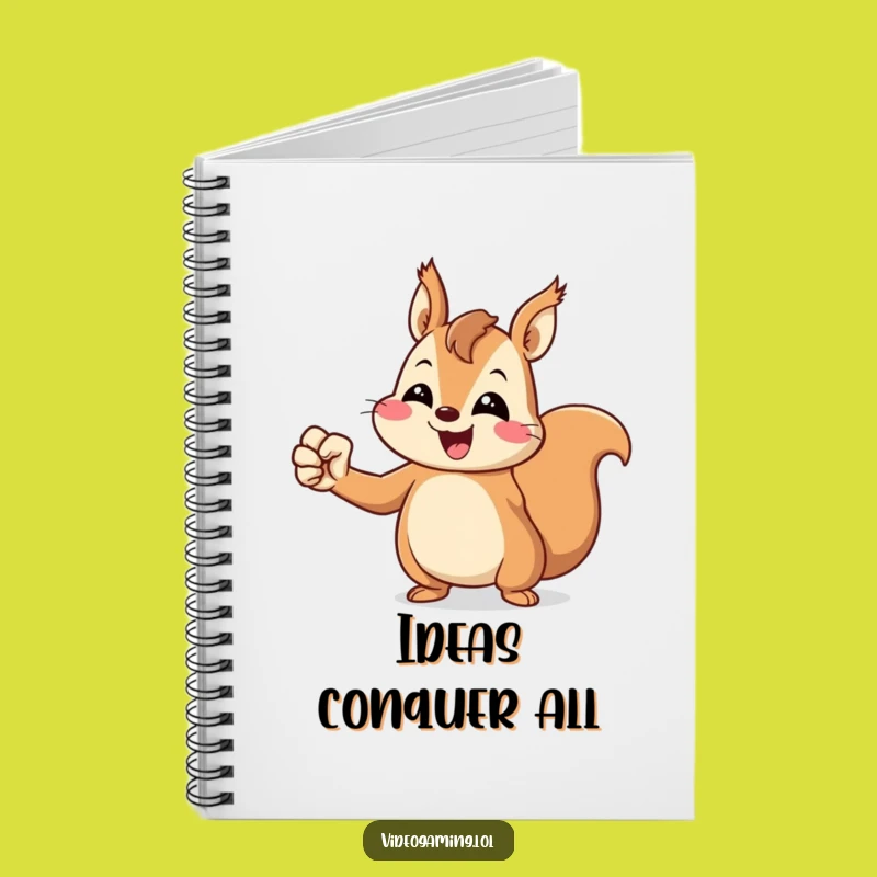 Funny Squirrel Notebook: Jot Down Victories, Perfect Cheerful Funny Gift