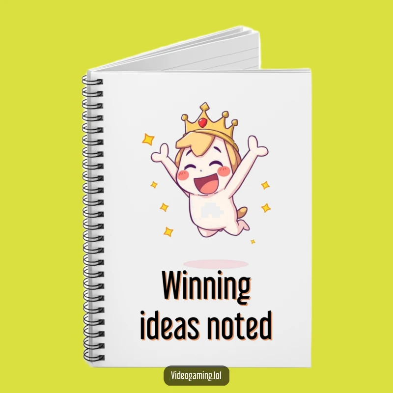 Funny Victory Notebook: Playful Character Leaping, Fun Funny Journal for Ideas