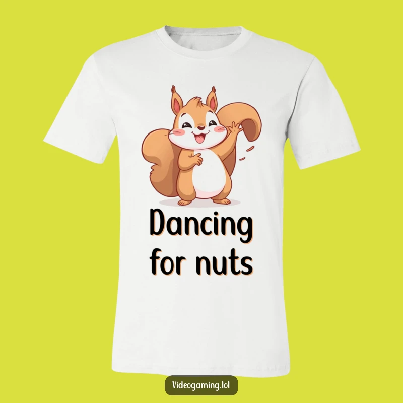 Funny Dancing Squirrel Victory T-Shirt: Wear Your Winning Moves with Humor