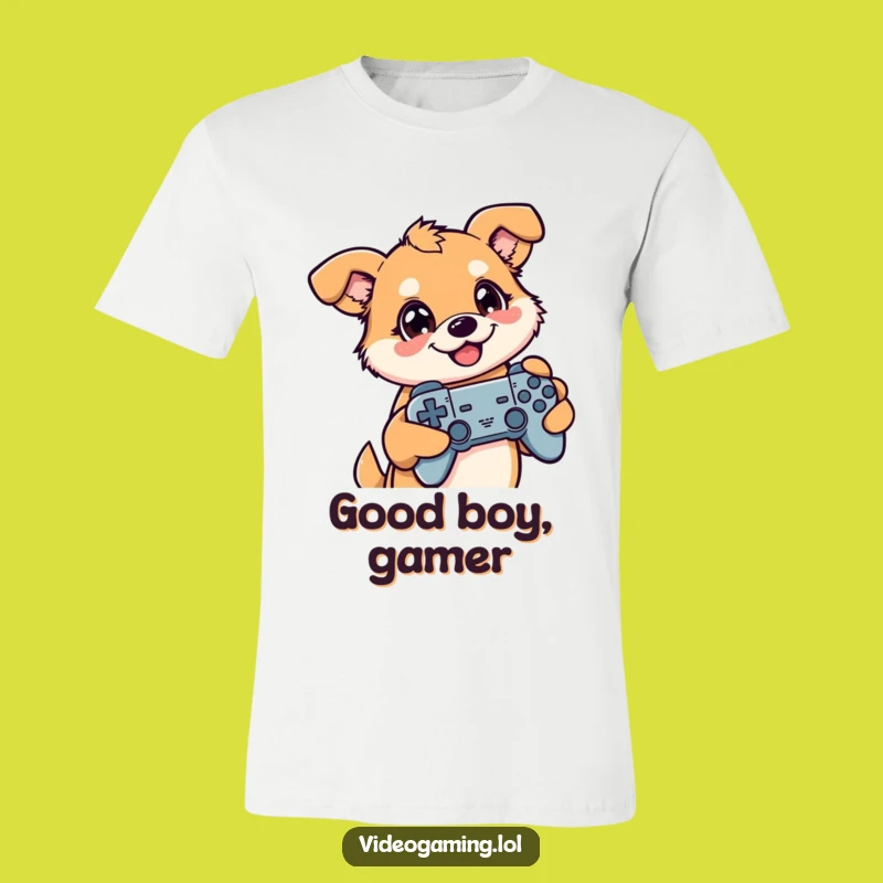 Funny Gamer Dog T-Shirt: Level Up Your Style with Gaming Humor