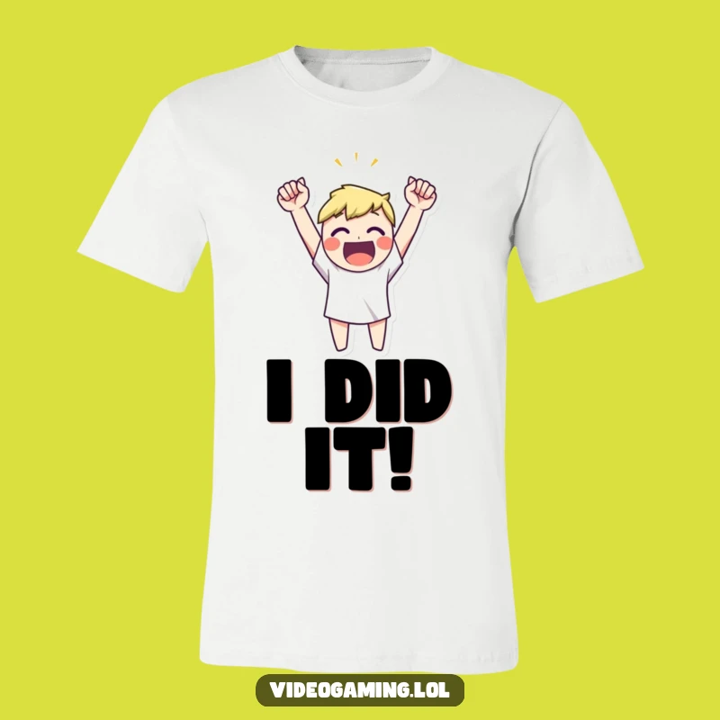 Funny Victory Celebration T-Shirt - Wear Your Winning Spirit!