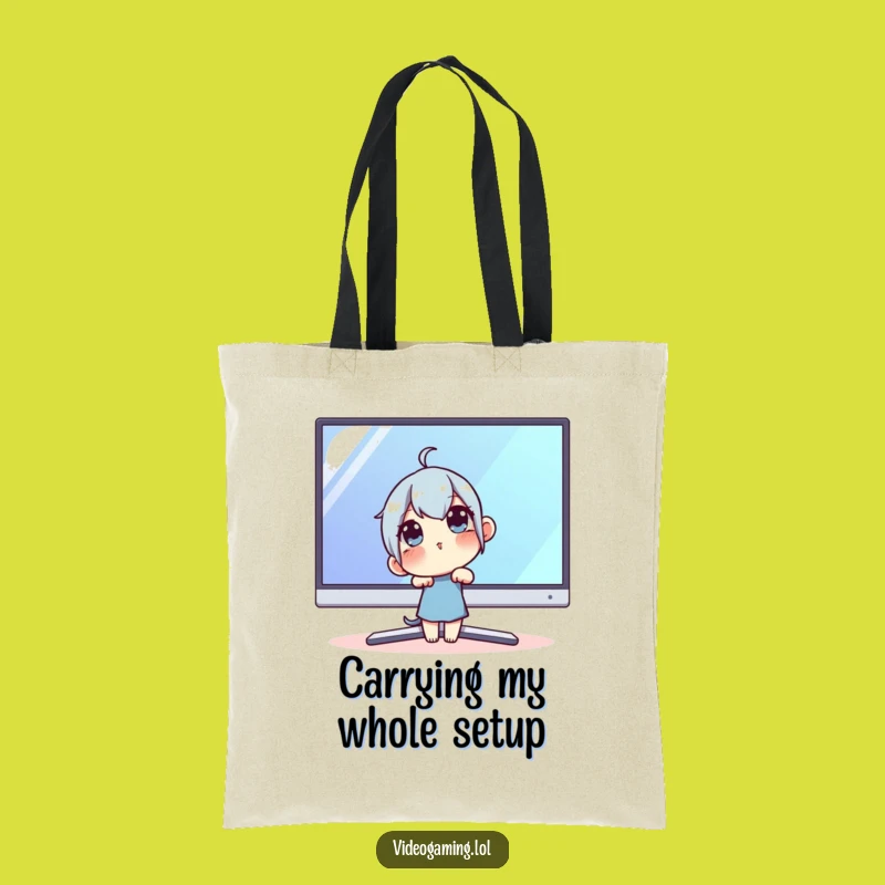 Funny Techie Tote Bag: Carry Your Curiosity Everywhere!